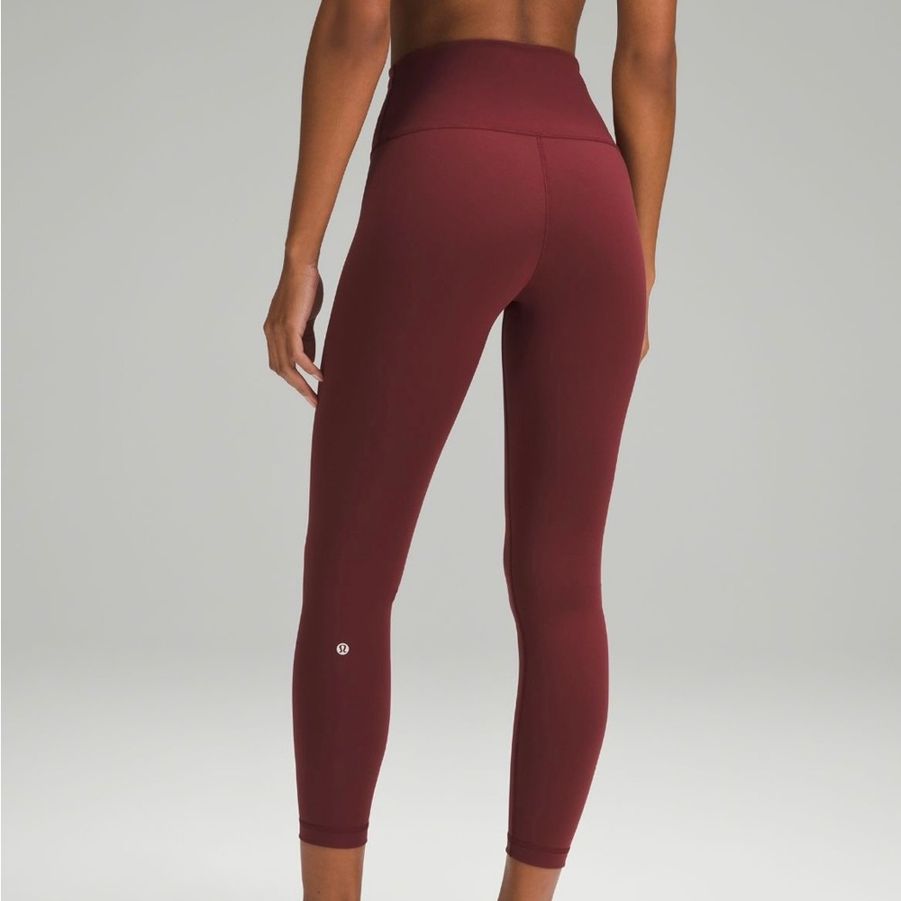 Lululemon Wunder Train Red Merlot